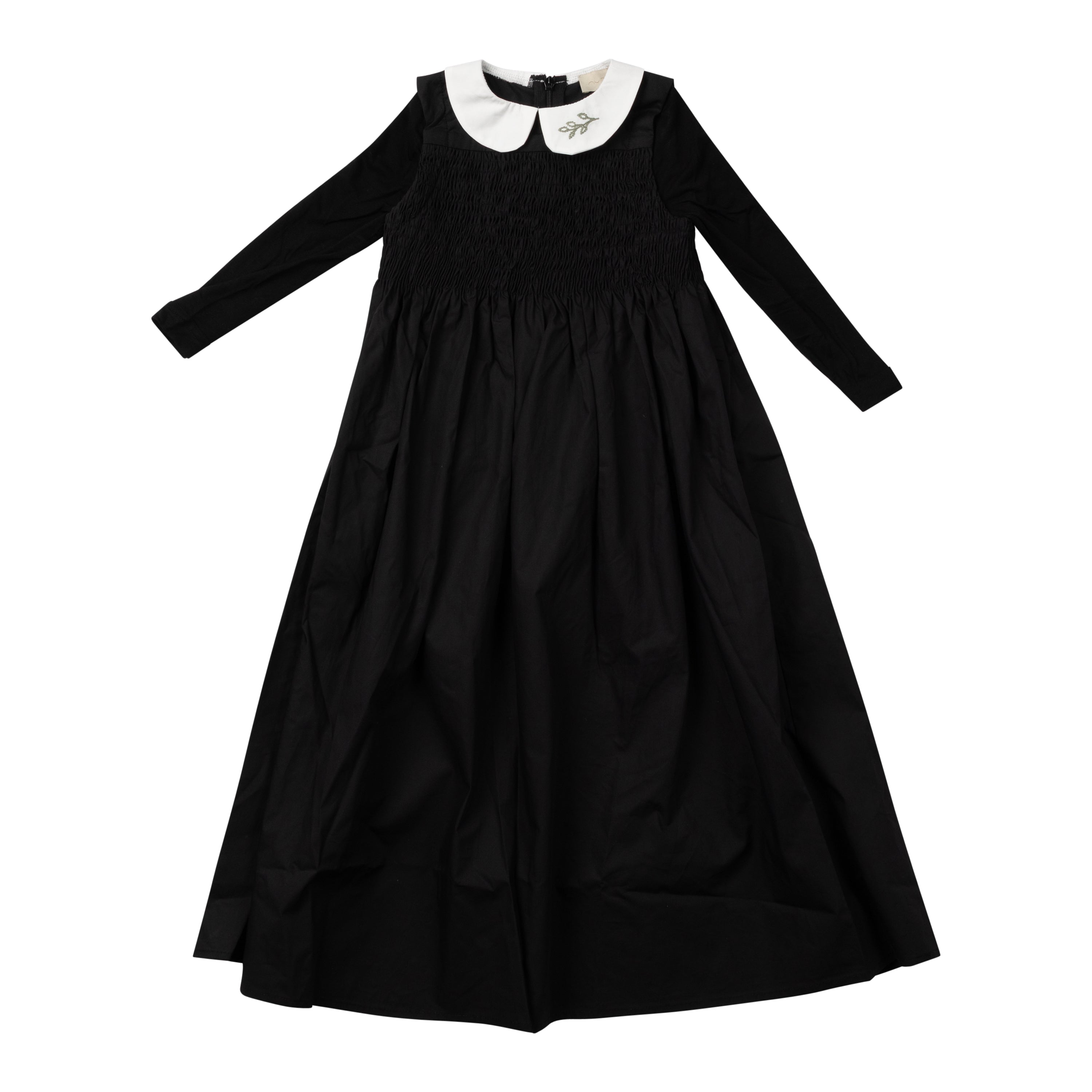 black smock maxi dress Smocked Maxi Dress