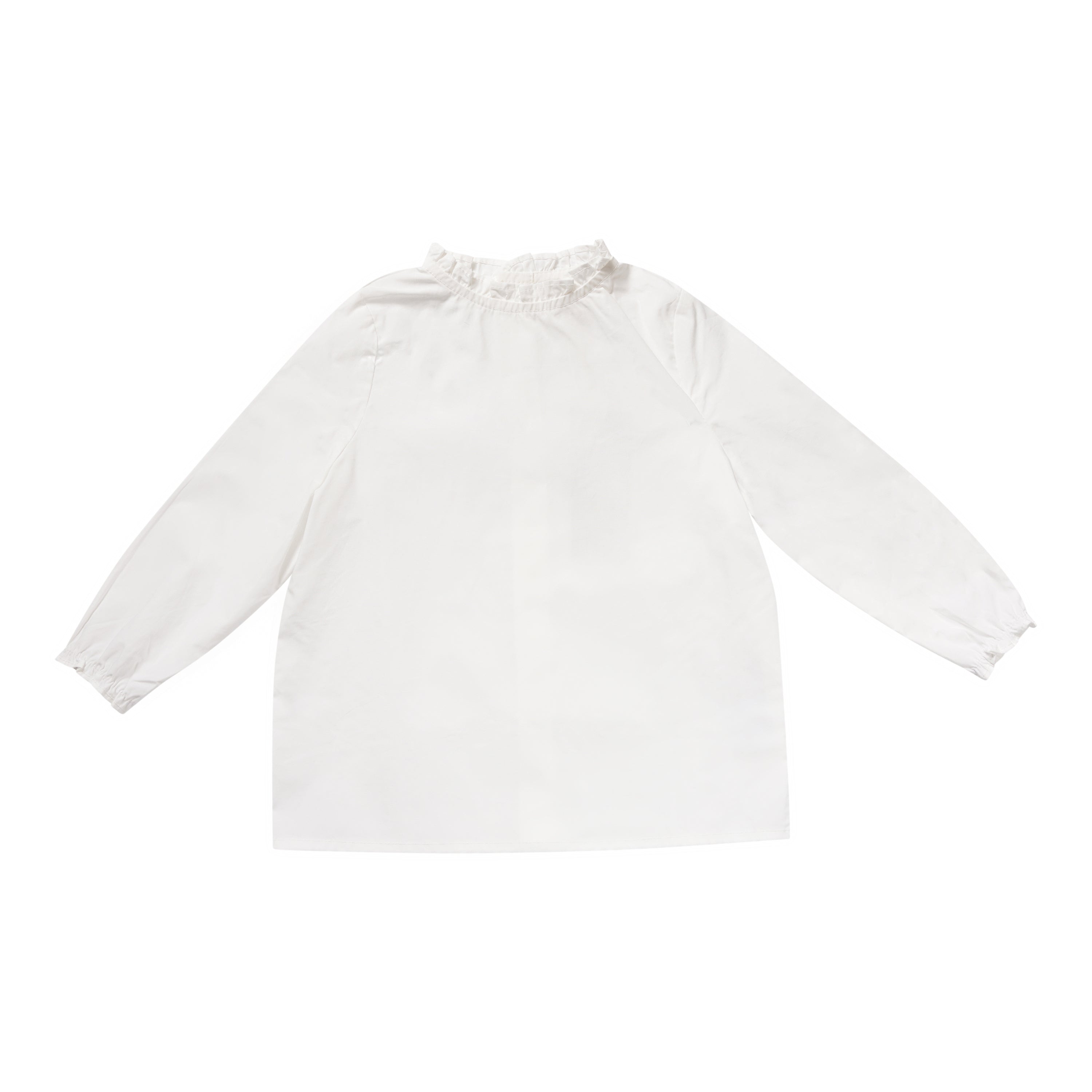 White Frill Collar Blouse