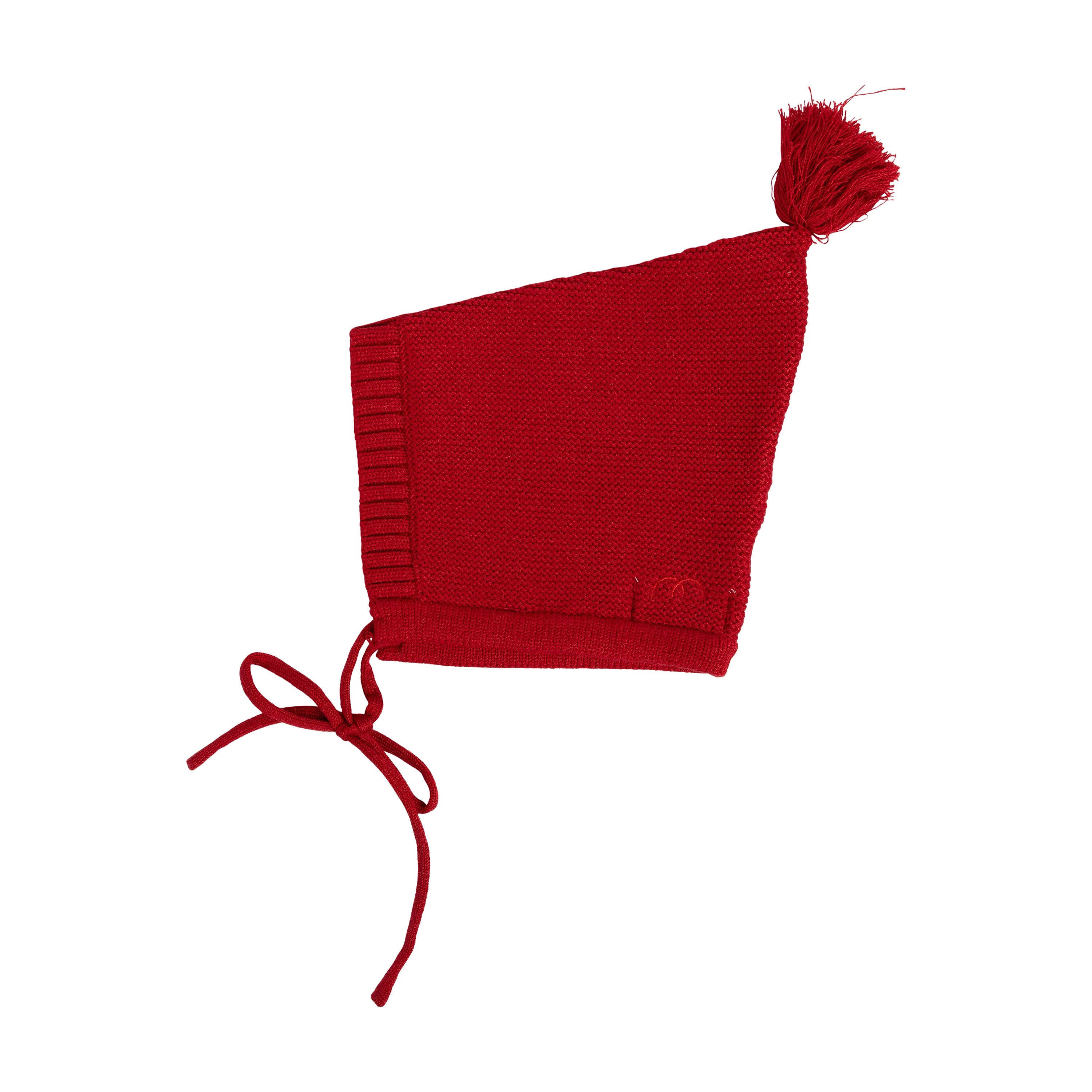 Knit Pixie Bonnet with Tassel