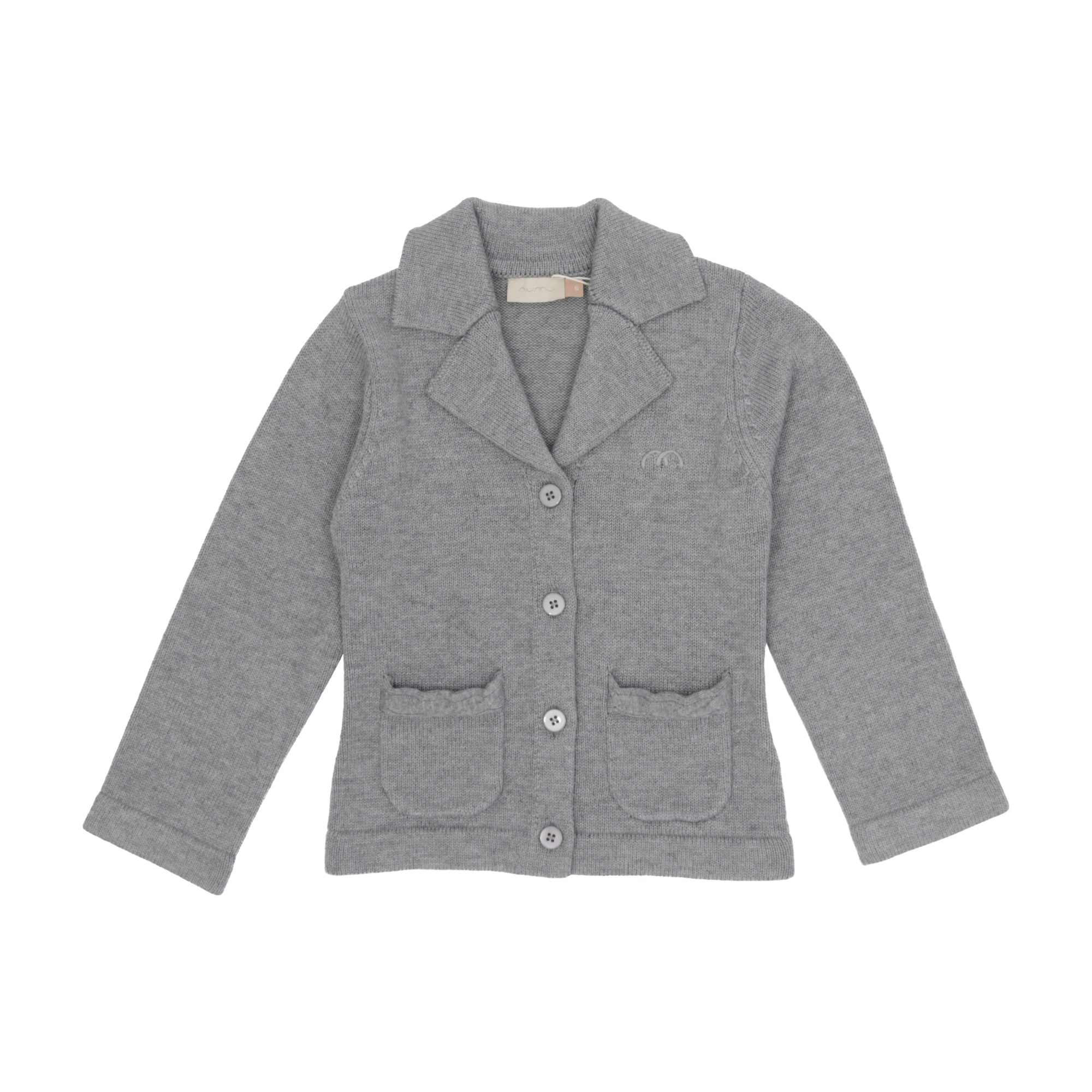 Boys Cable Detail Knit Blazer