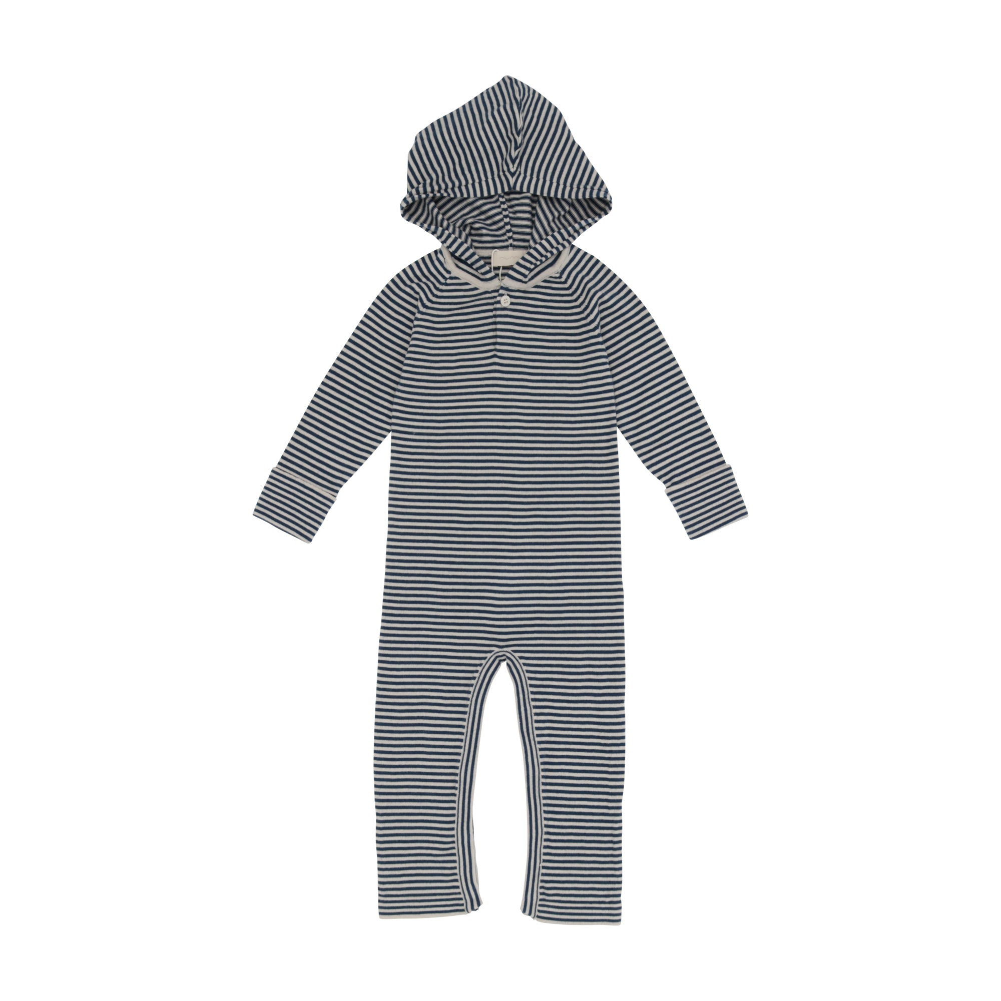 Striped Hooded Romper