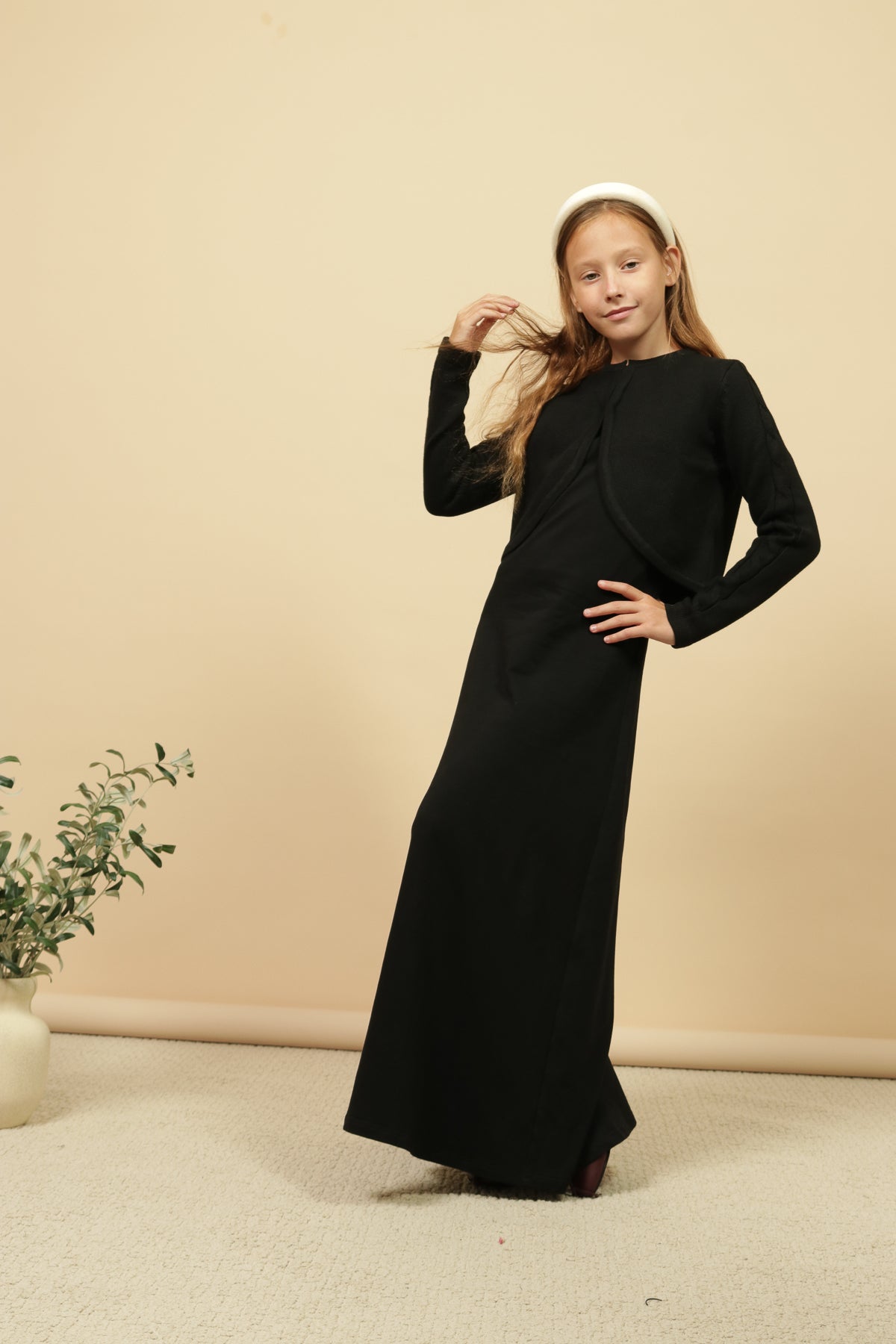 numu pleated swing dress NUMU Corduroy Jumper Dress Navy