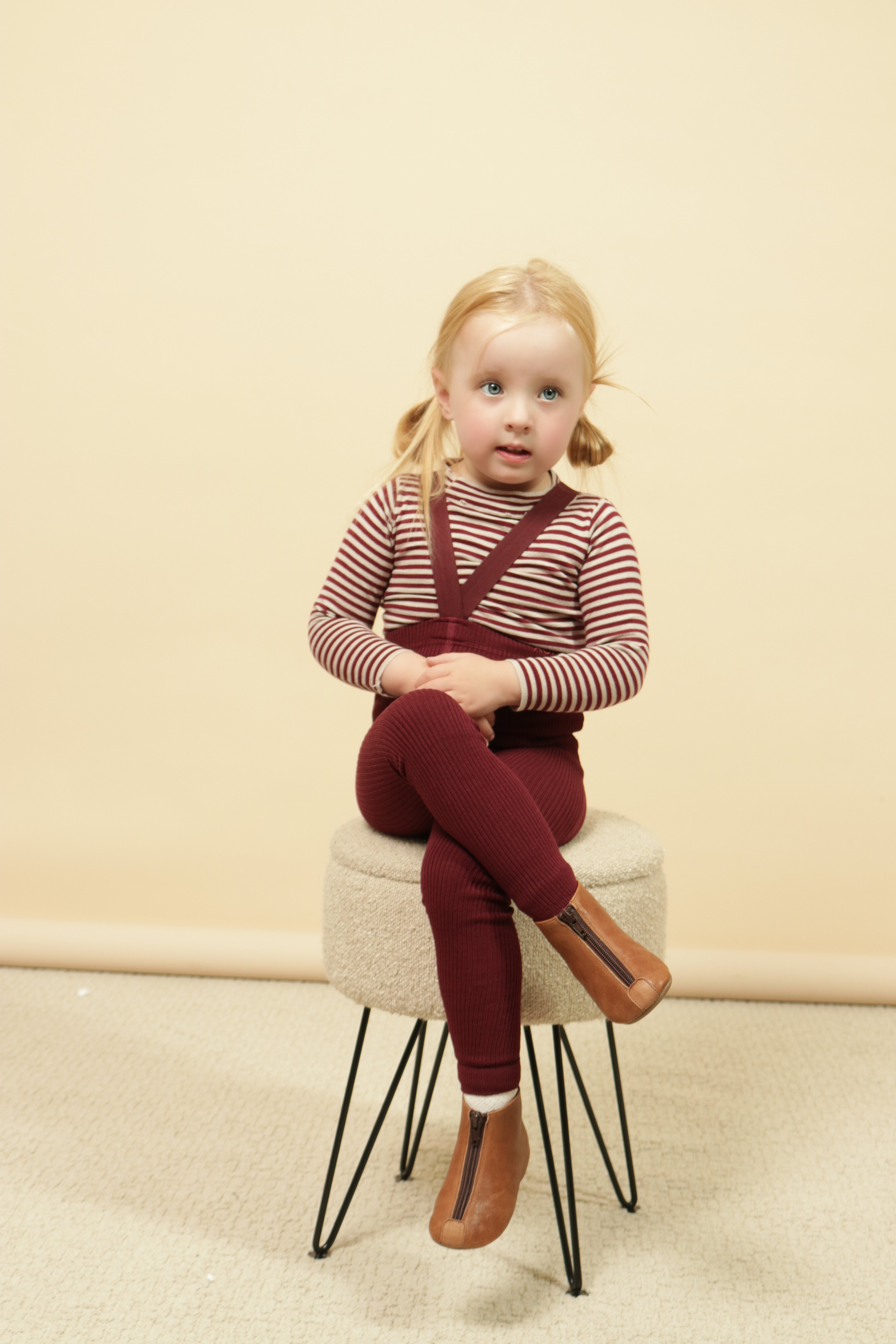 Basic Ribbed Overalls