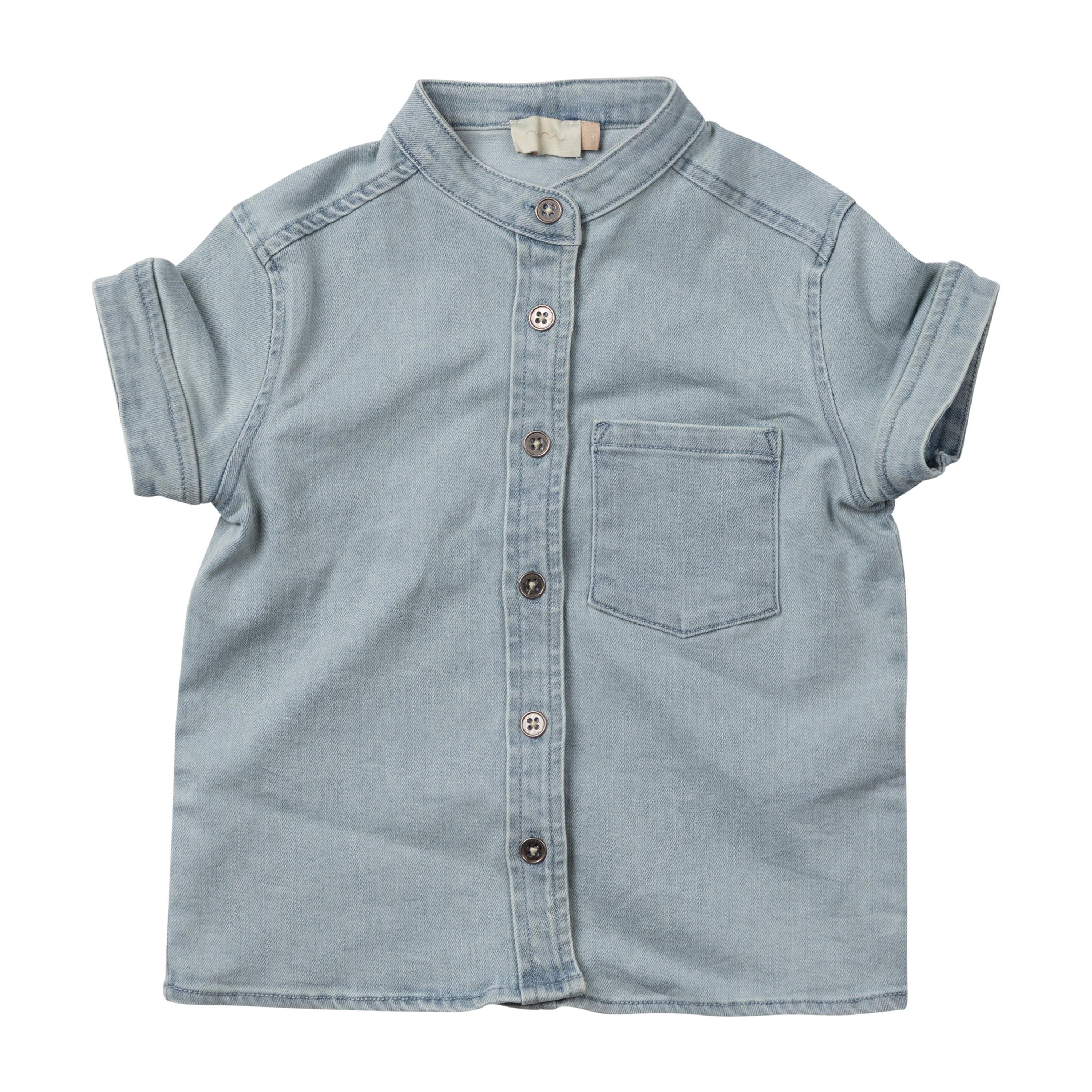 Boys Denim Short Sleeve Shirt