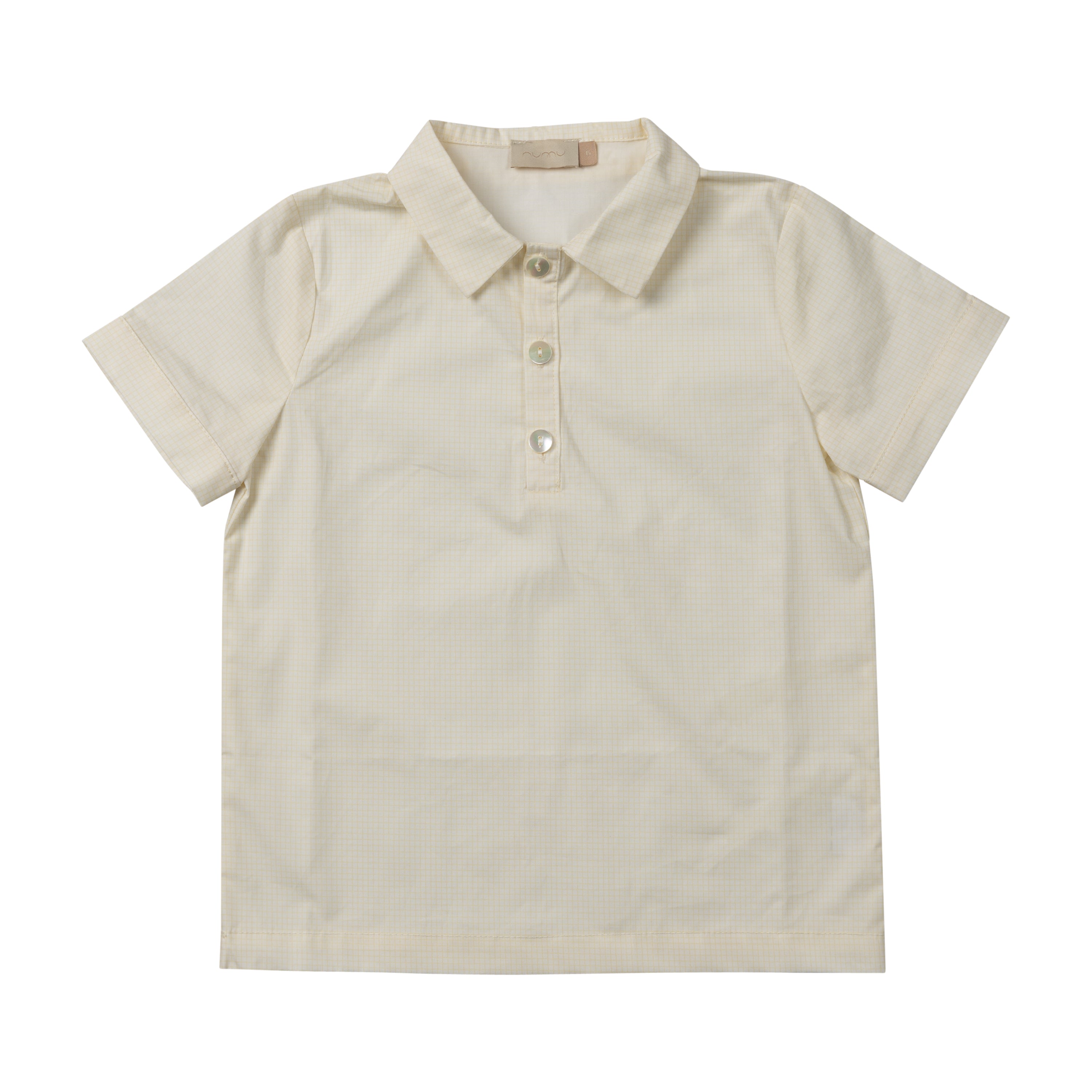 Micro Checked Boys Shirt