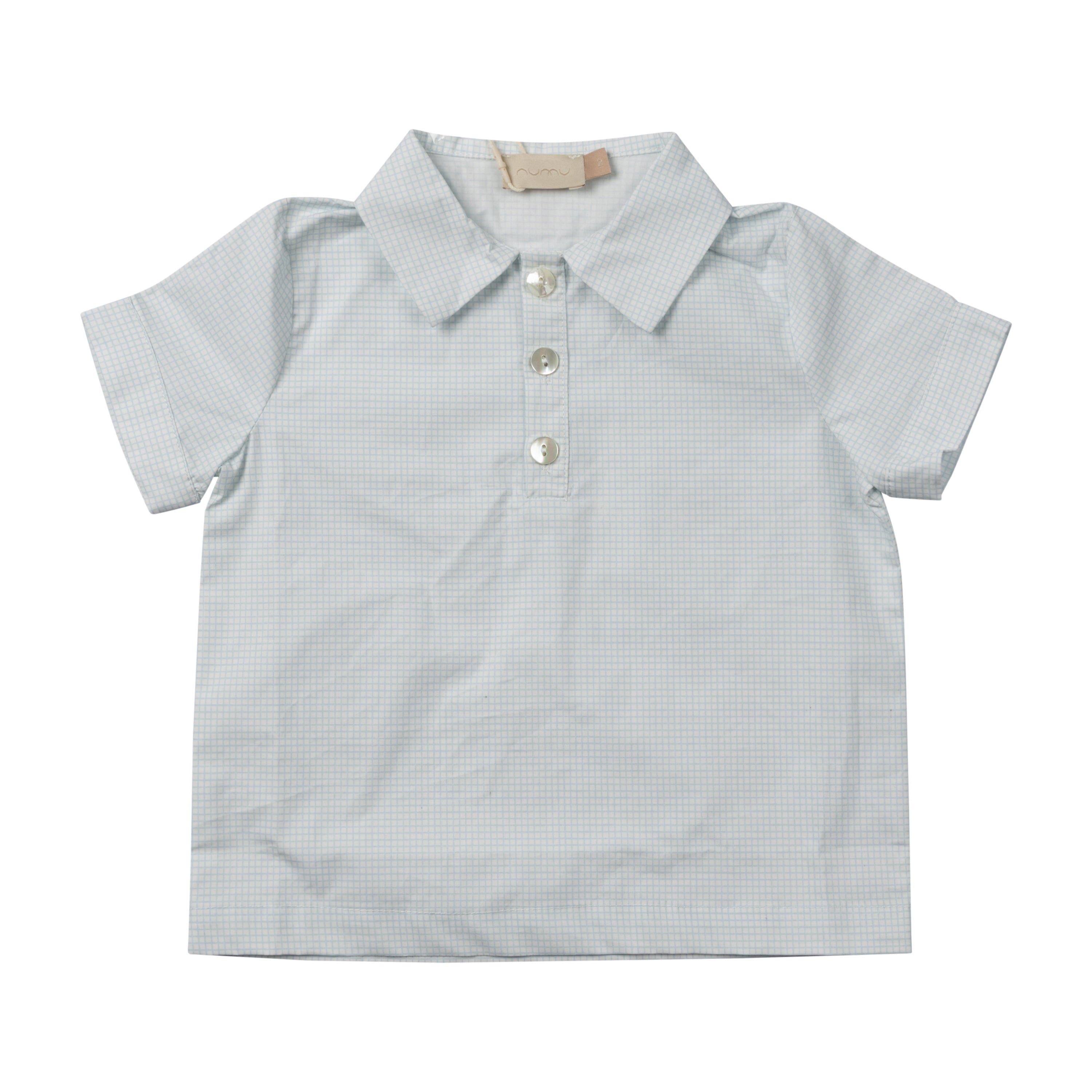 Micro Checked Boys Shirt