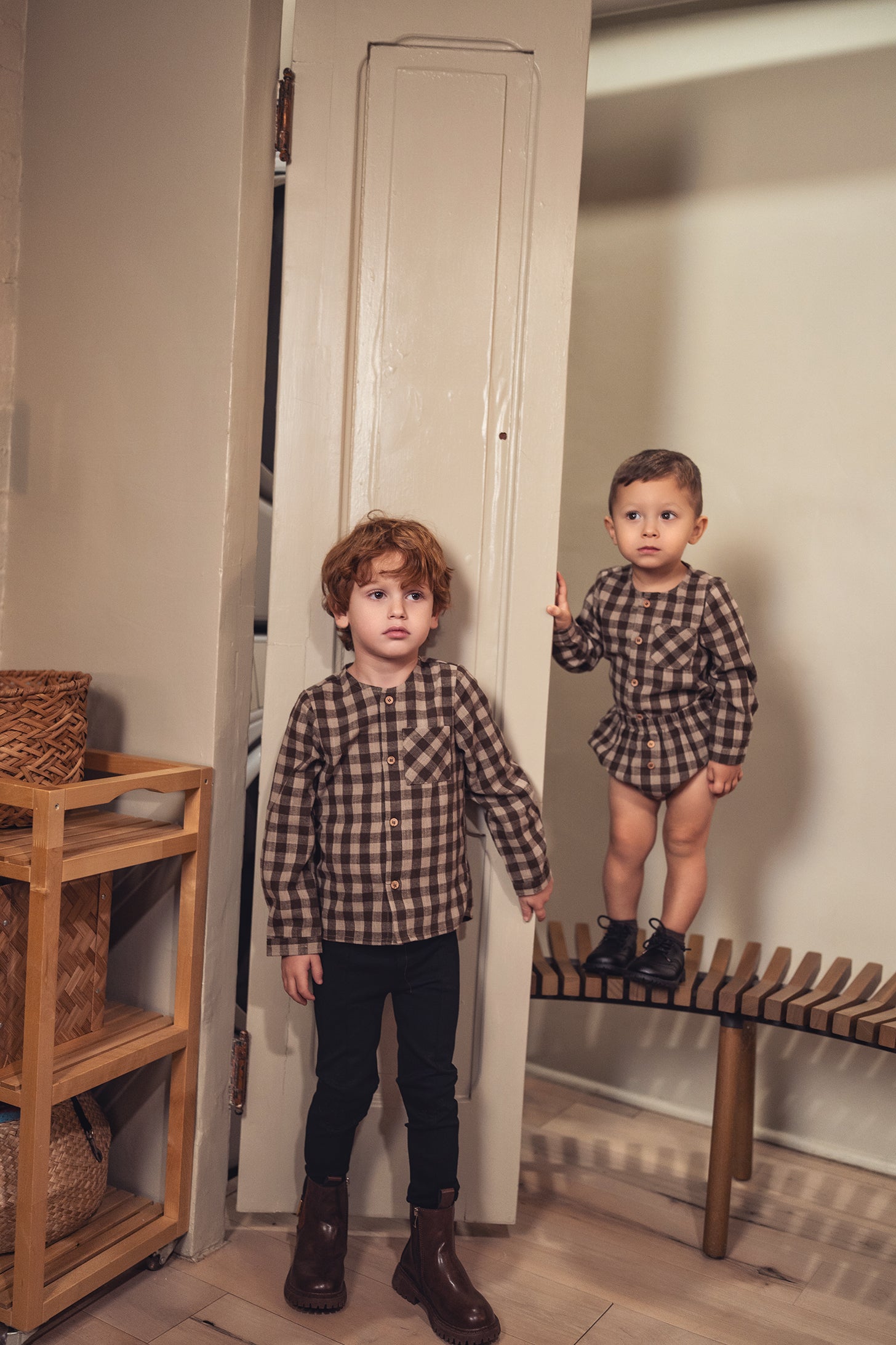 Checkered Shirt Boy
