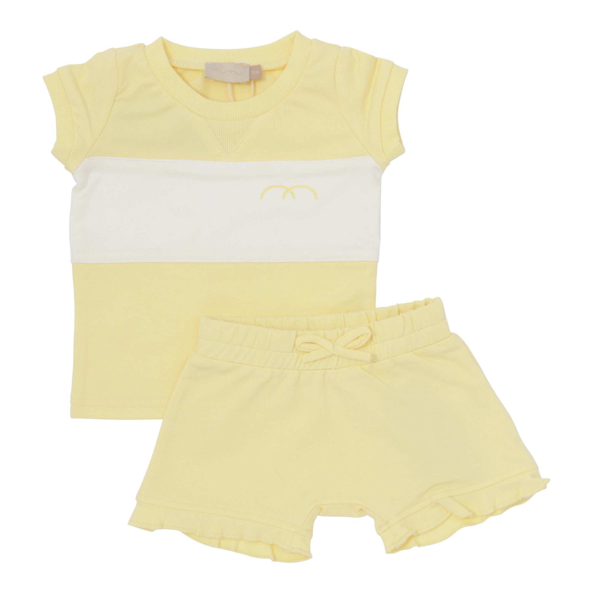 Striped Baby Girls Sweat Set