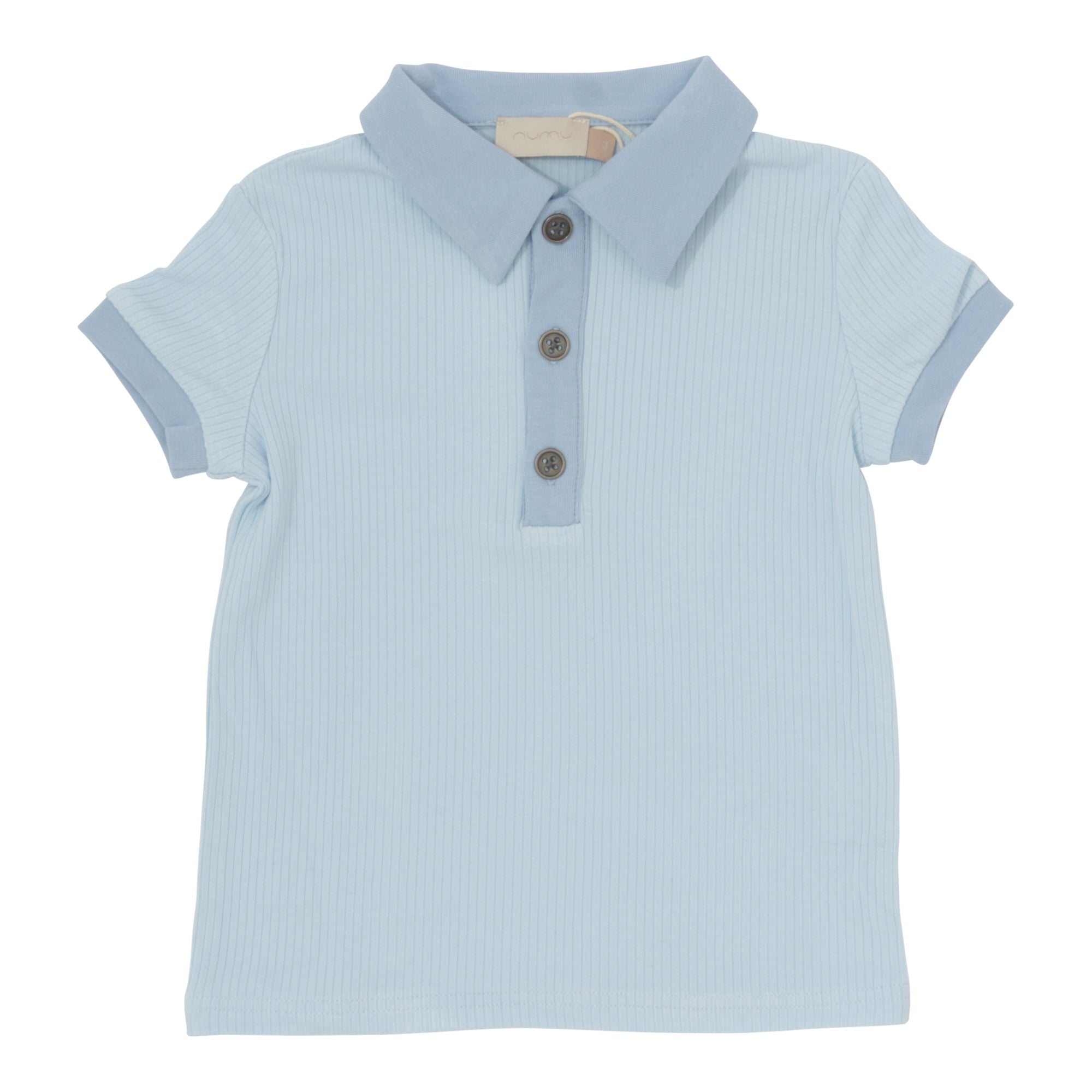Boys Ribbed Polo Short Sleeve