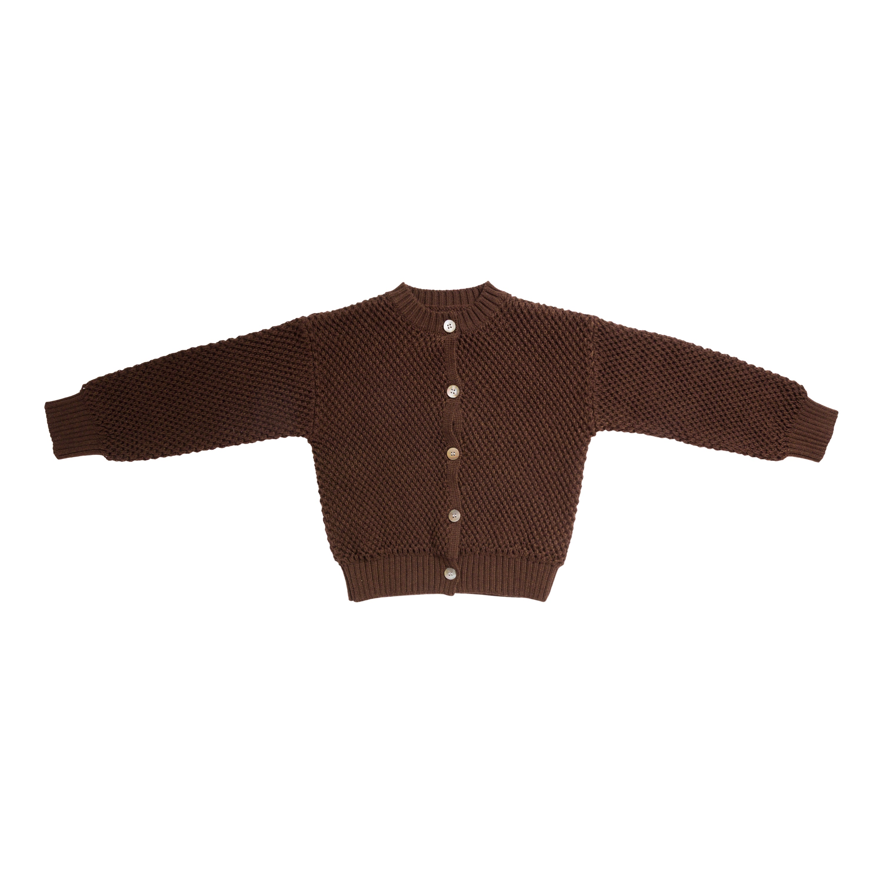 Bubble Stitch Knit Cardigan Boys