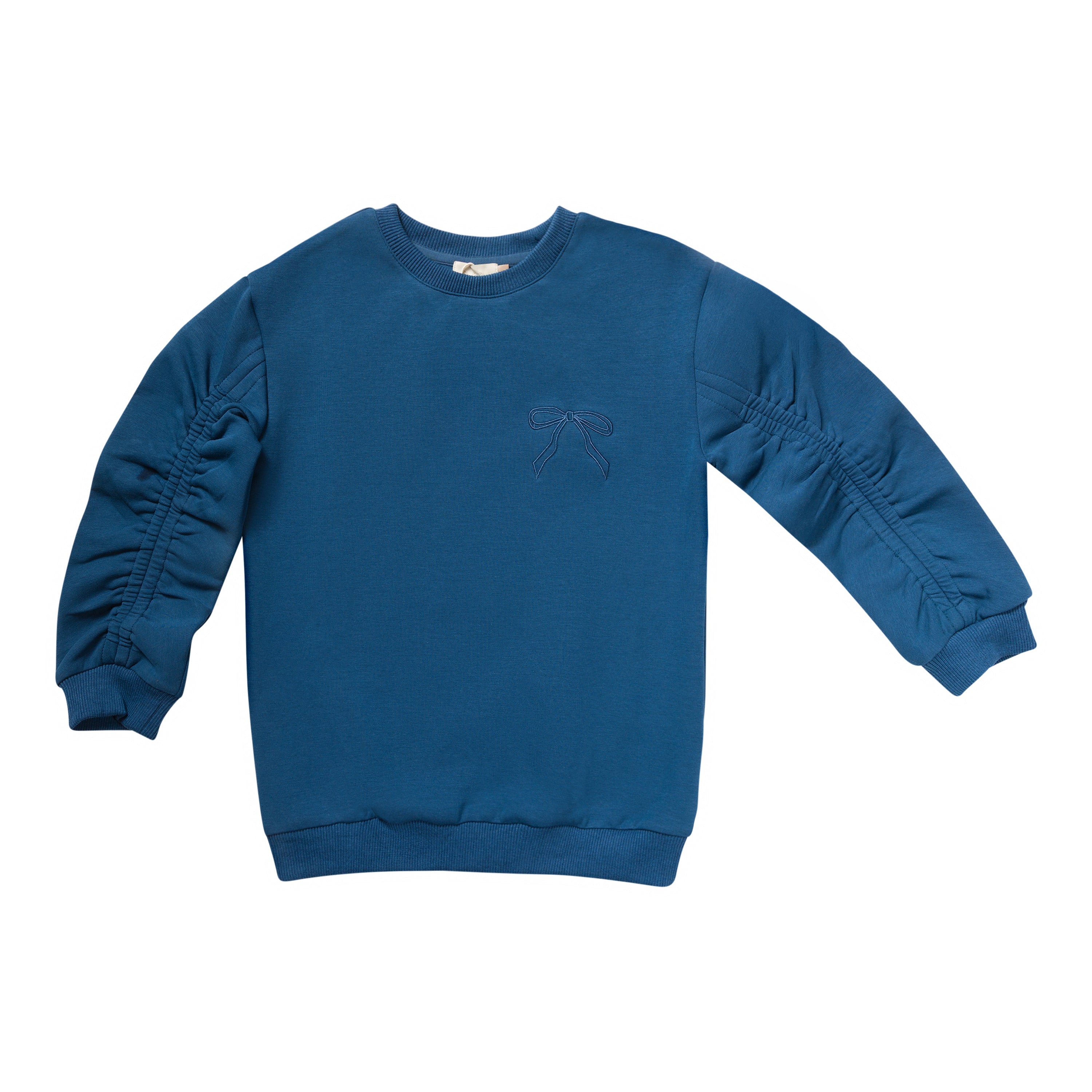 Embroidered Bow Sweatshirt